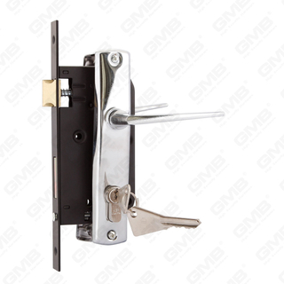 High Security Door Lock set with latch bolt cylinder hole Lock set Lock case lock handle (108)
