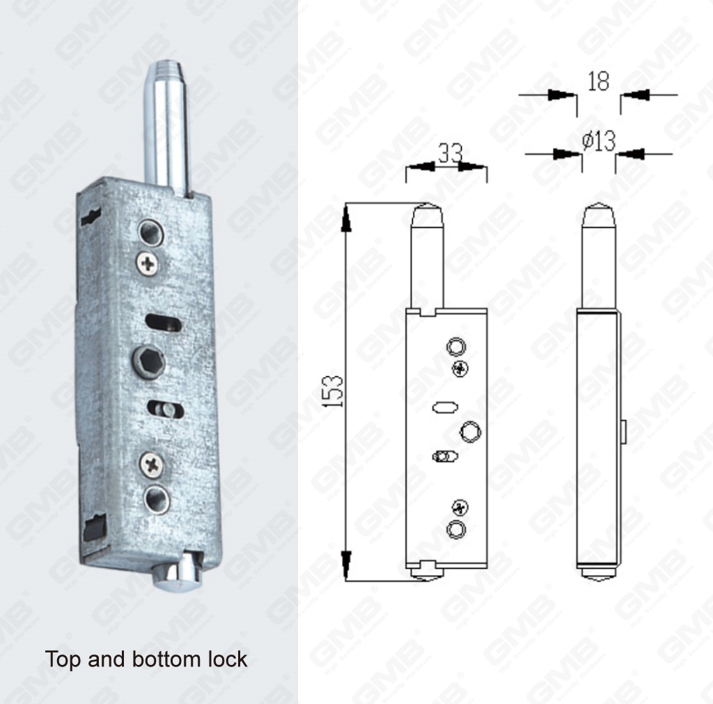 High Security Mortise Lock_101B Top and bottom lock from China