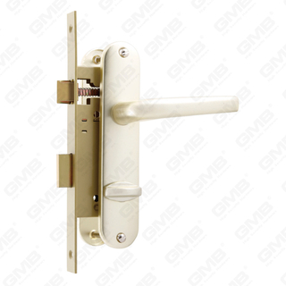 High Security Door Lock set with latch bolt WC hole Lock set with knob Lock case lock handle (113-T)